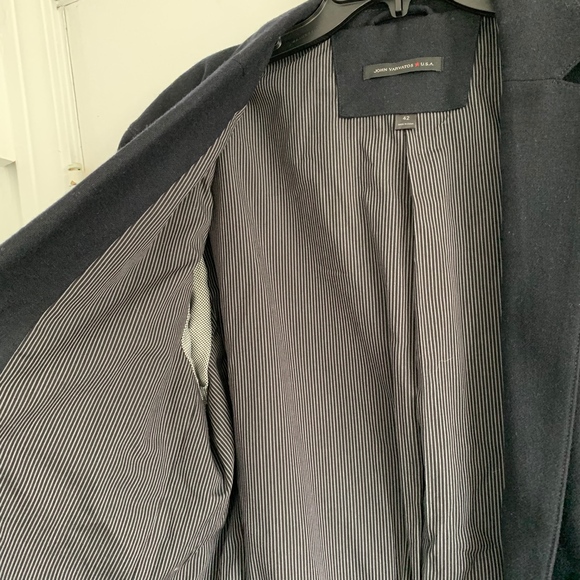 John Varvatos Wool Blazer Jacket Navy NEW! - Picture 7 of 8